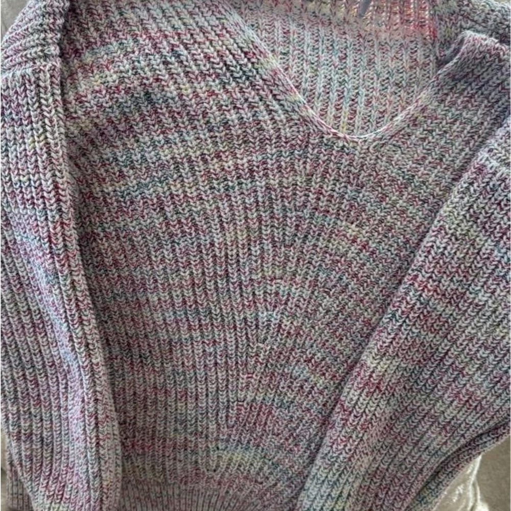 Multicolor Knit Women's Sweater